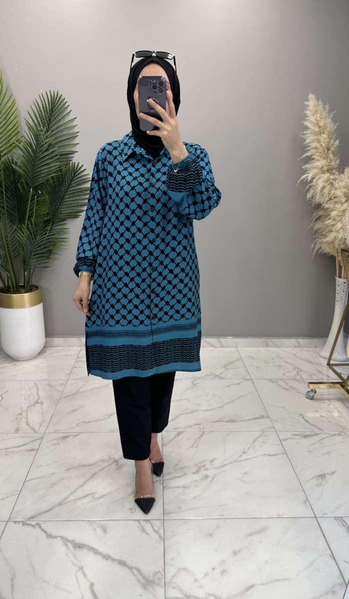 Simge Gömlek Petrol Simge Gömlek Petrol