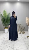 Nurgül Elbise Lacivert