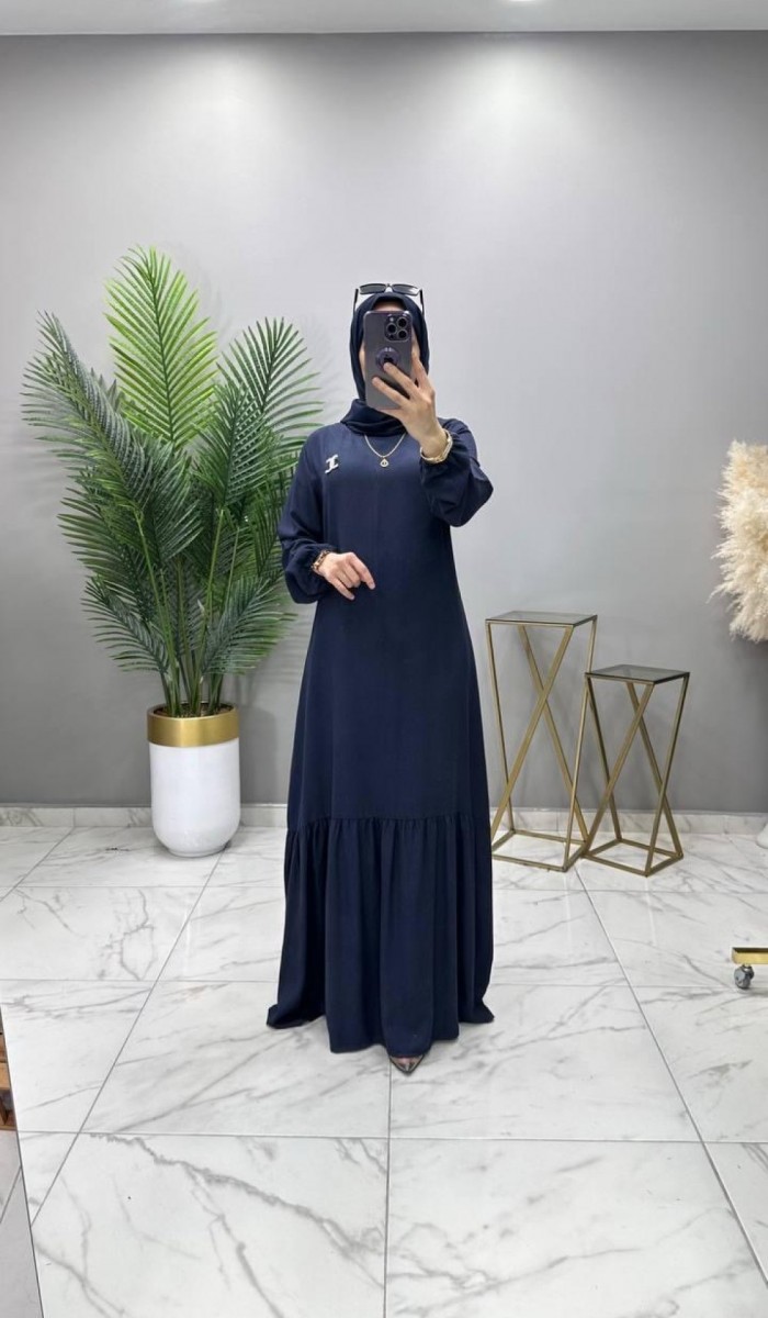 Nurgül Elbise Lacivert