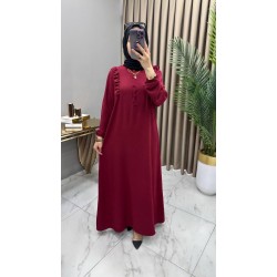 Sedef Elbise Bordo