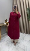 Boncuk Takım Bordo
