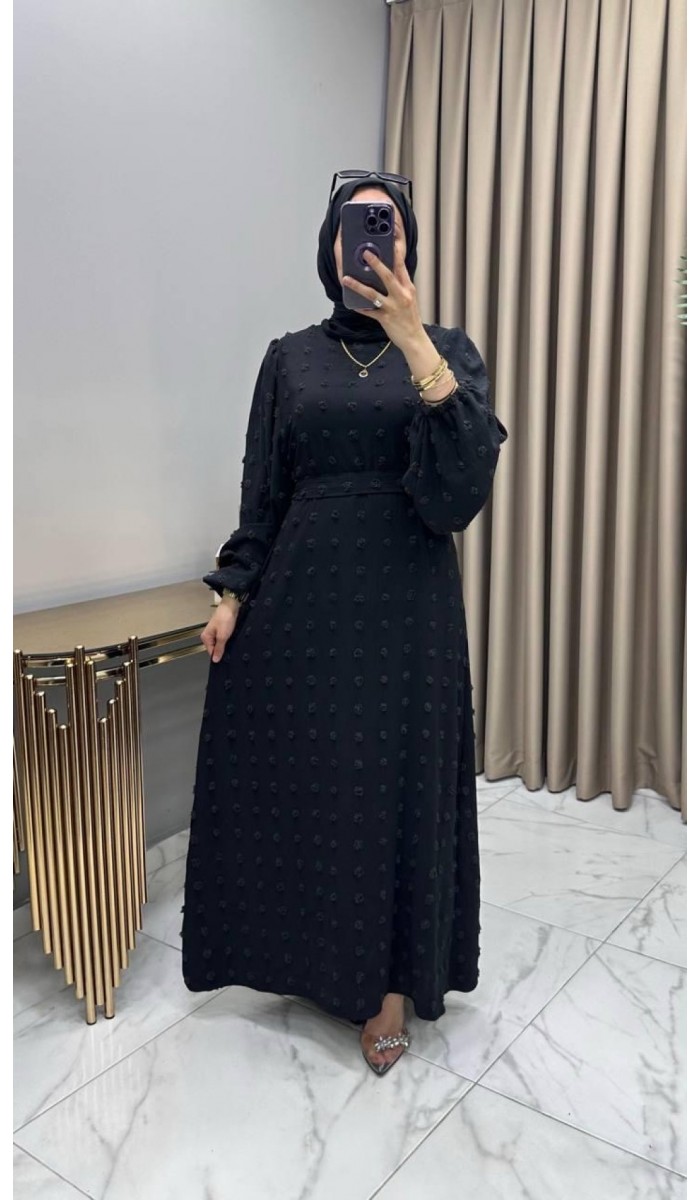 Gülru Elbise Siyah