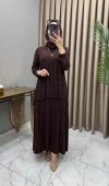 Mayda Etekli Takım Kahve Mayda Etekli Takım Kahve