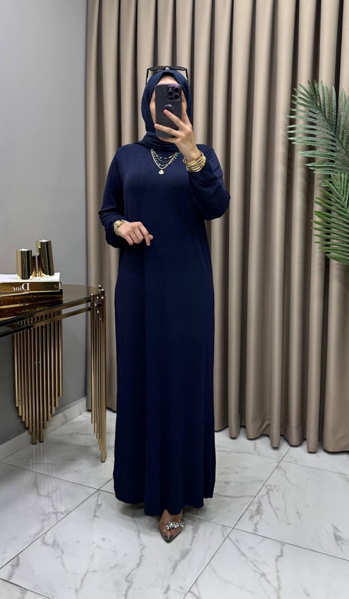 Asude Elbise Lacivert