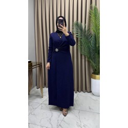 Özüm Abiye Elbise Lacivert