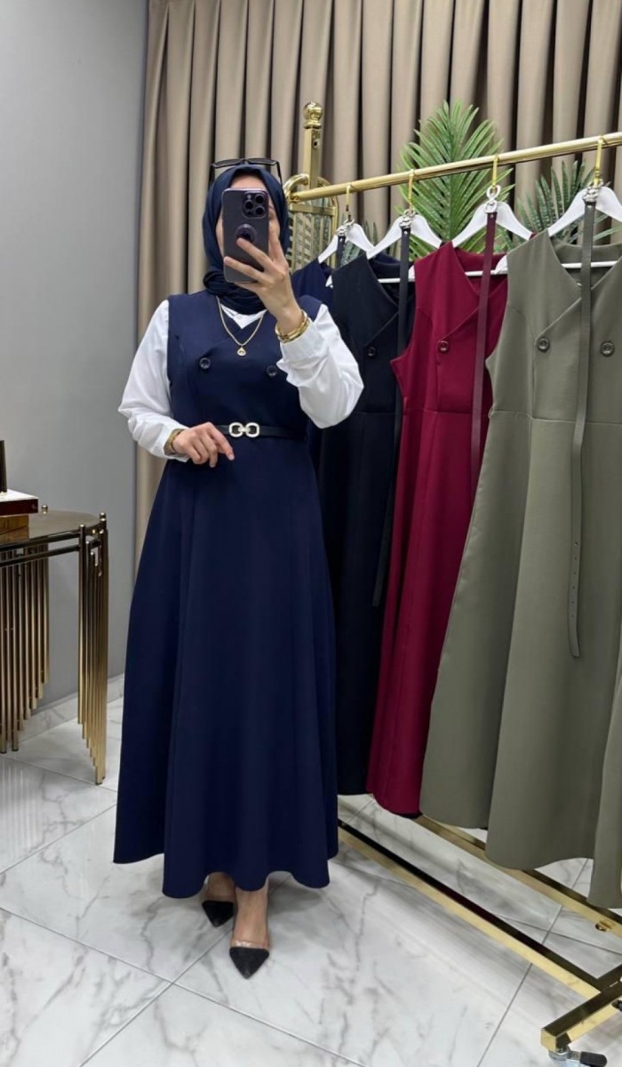 Kemerli jile gömlek ve  jile ikili takım