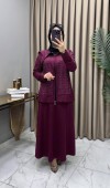 Serenay Taşlı Takım Fuşya Serenay Taşlı Takım Fuşya