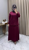 Maya Etekli Takım Bordo