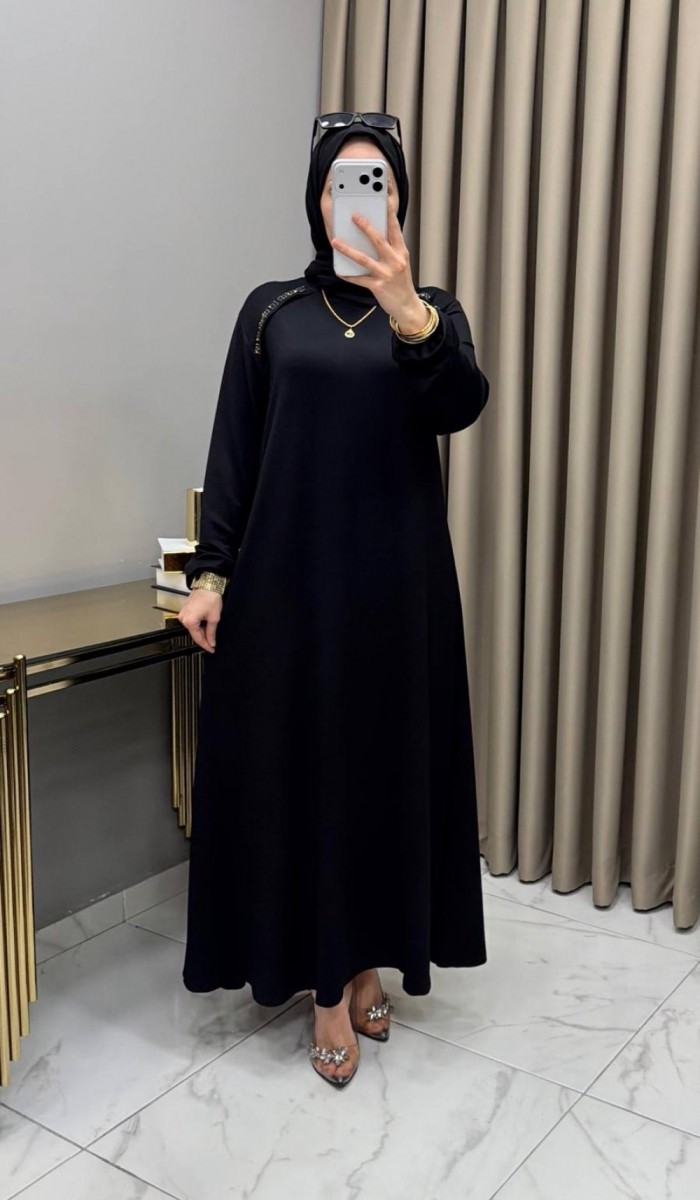 Yüsra Elbise Siyah