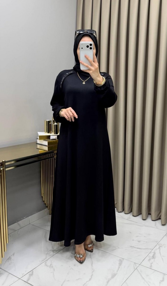 Yüsra Elbise Siyah