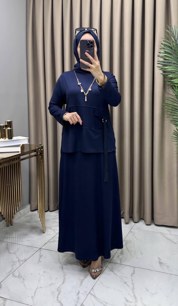 Belis Etekli Takım Lacivert