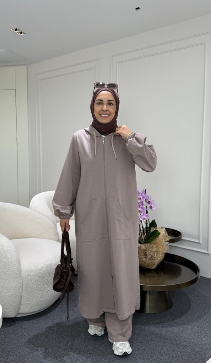 Kanguru Cepli Uzun İkiiplik Takım