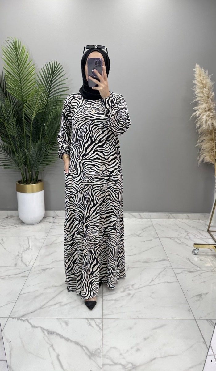 Seval Elbise Zebra