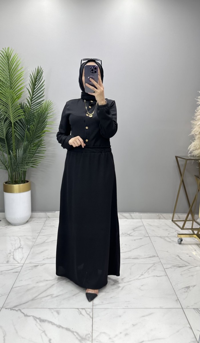 Nurdan Elbise Siyah