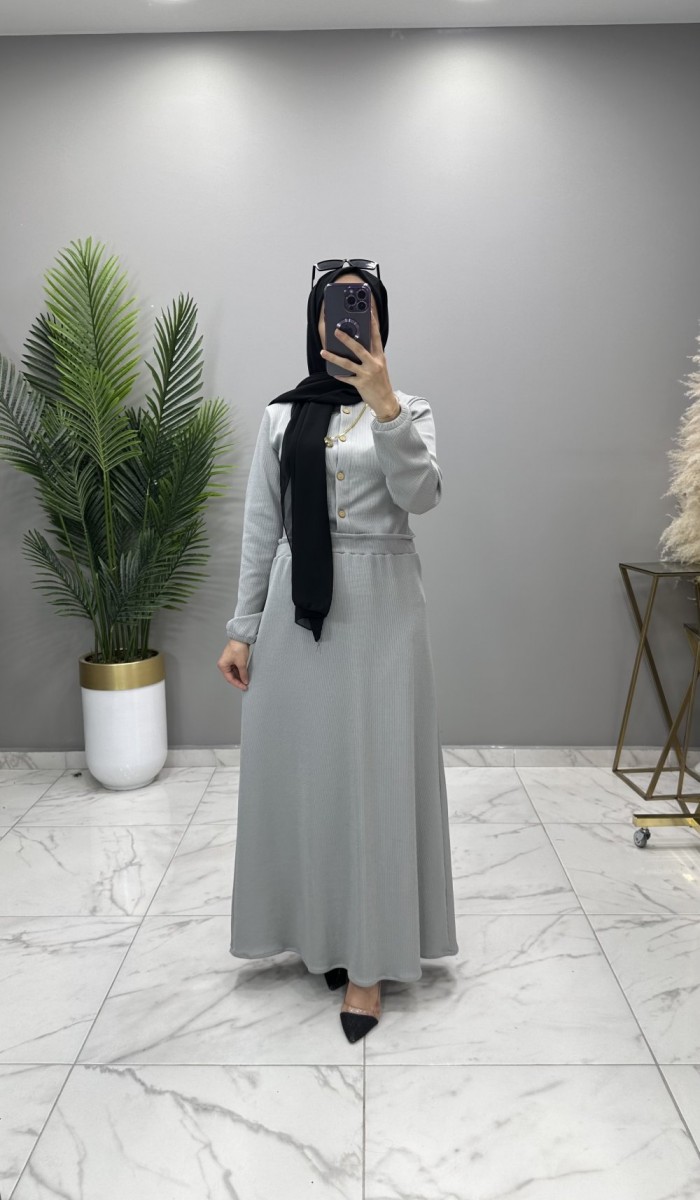Nurdan Elbise Gri