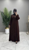 Sezen Abiye Elbise Kahve