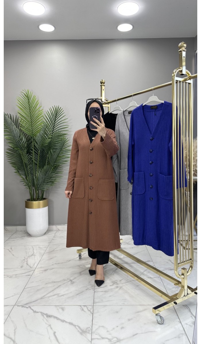 Güz Hırka Kap Kahve