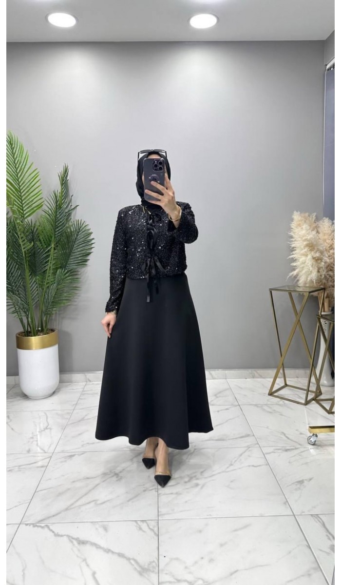 Lara Pulpayet Takım Siyah