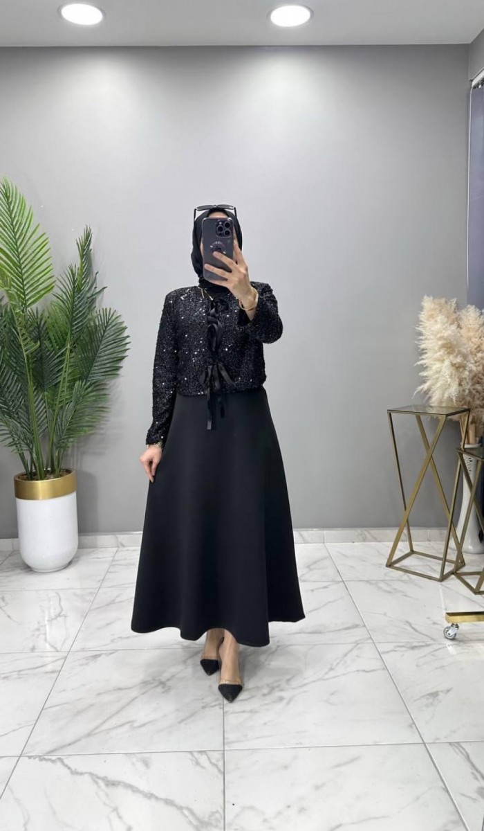 Lara Pulpayet Takım Siyah