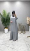 Nurgül Elbise Gri