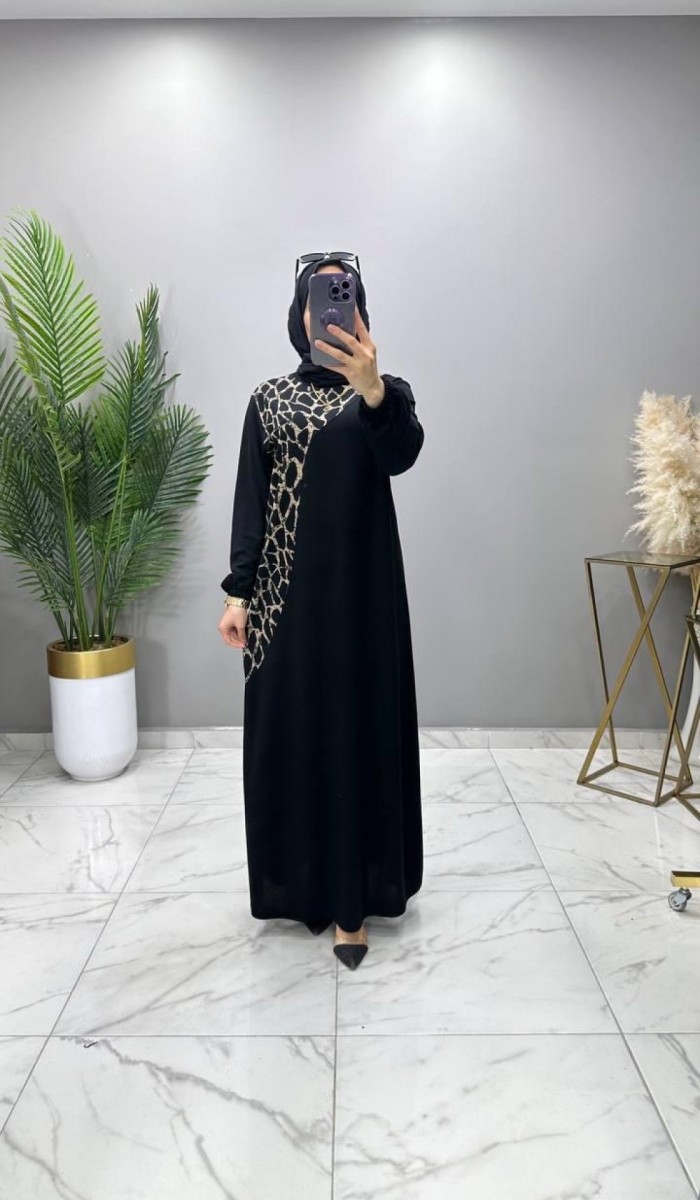 Yudum Elbise Leopar