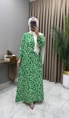 Leyla Elbise Yeşil