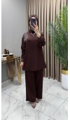Gizem Taşlı Takım Kahve