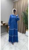 Nehir Elbise İndigo