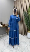 Nehir Elbise İndigo
