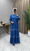 Nehir Elbise İndigo