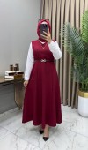 Kemerli Jile Bordo