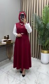 Kemerli Jile Bordo