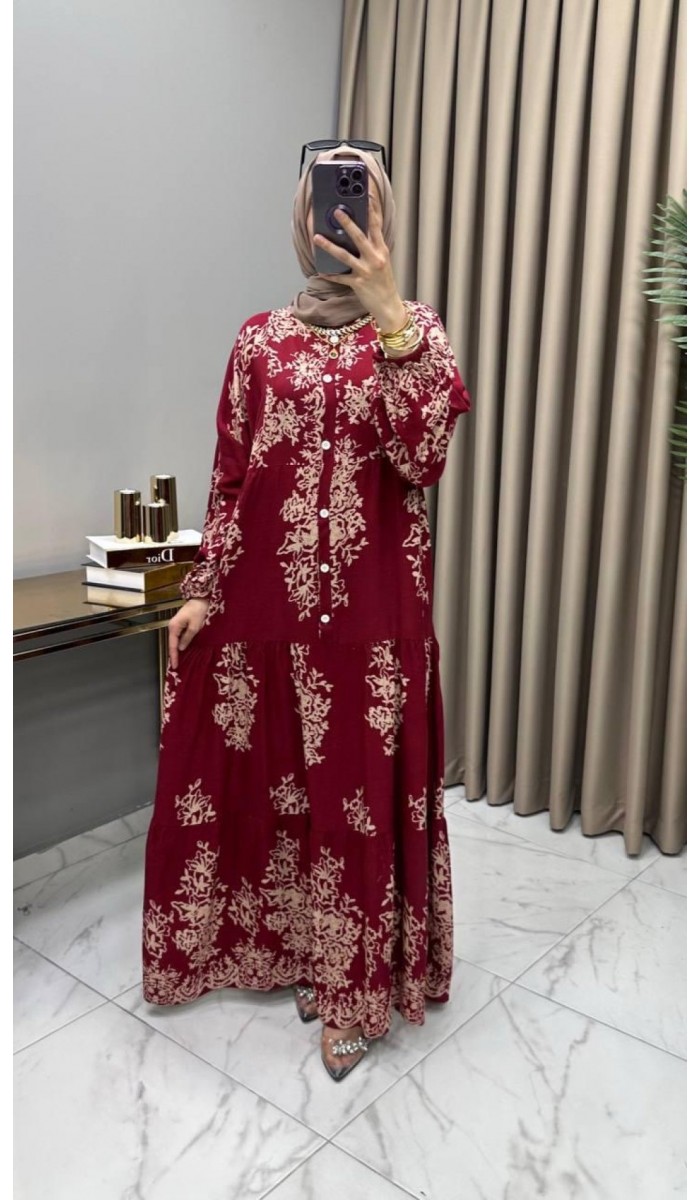 Hürrem Elbise Bordo