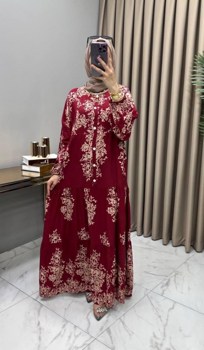 Hürrem Elbise Bordo