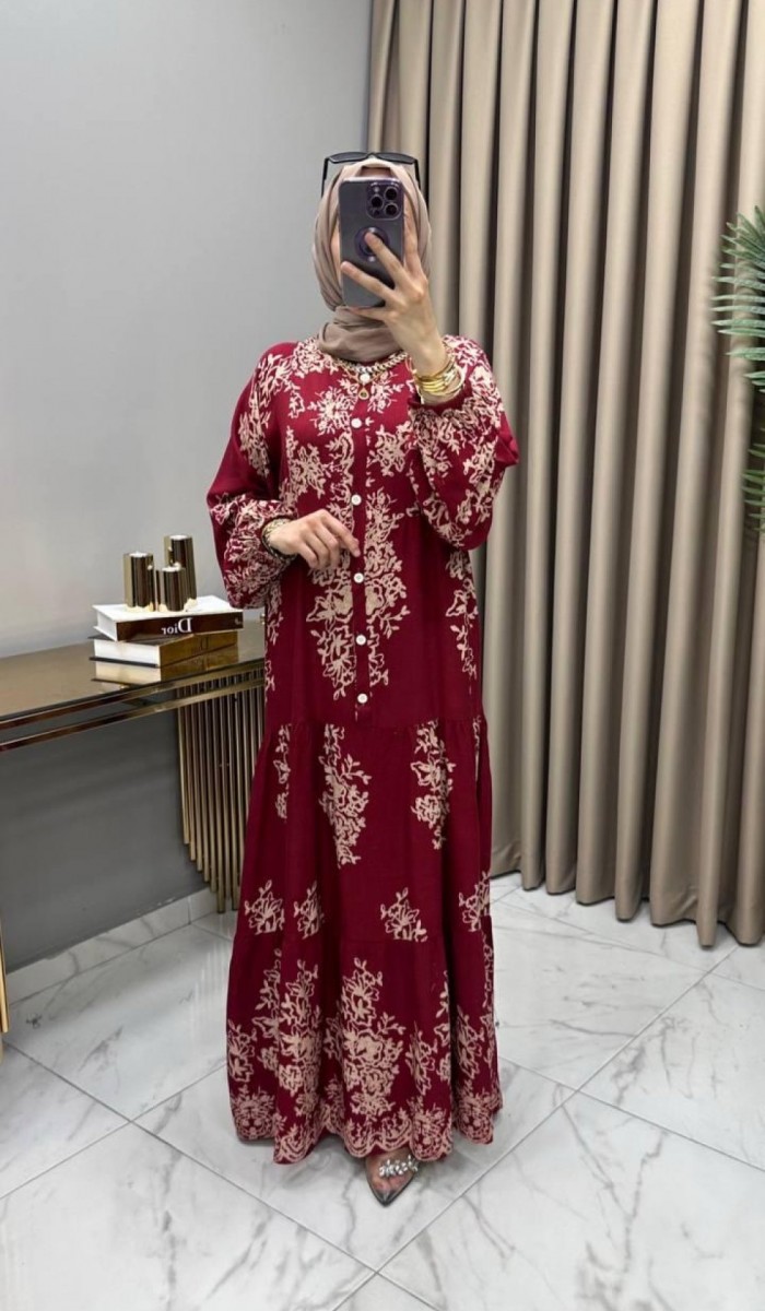 Hürrem Elbise Bordo