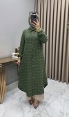 Boncuk Tunik Haki