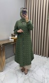 Boncuk Tunik Haki