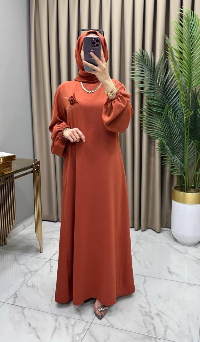 Mila Elbise Turuncu