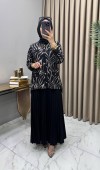 Dora Etekli Takım Siyah