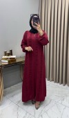 Ecmel Elbise Bordo