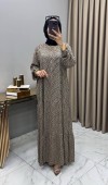 Gülsüm Elbise Vizon