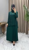 Mayda Etekli Takım Zümrüt