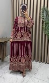 Göksel Elbise Bordo