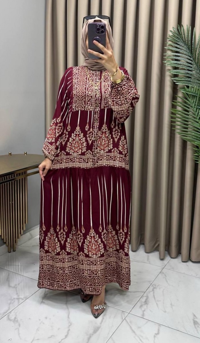 Göksel Elbise Bordo