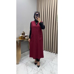 Ece Yelek Bordo