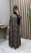 Sıla Elbise Leopar