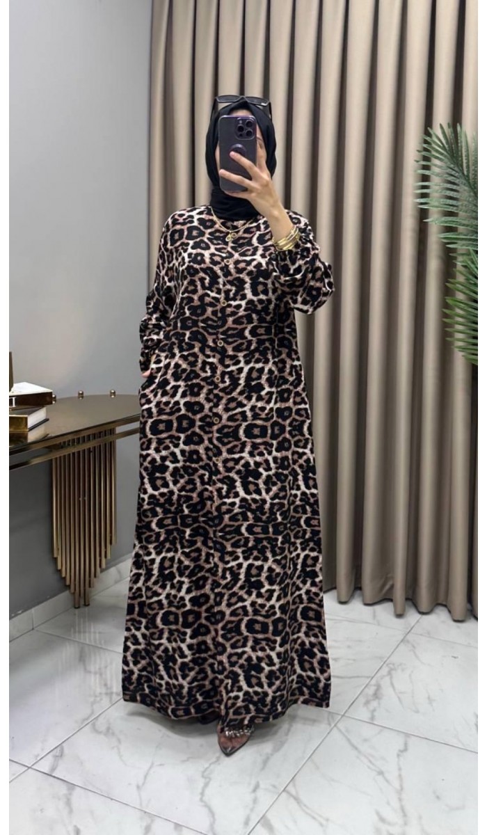 Bengü Takım Leopar Cepli
