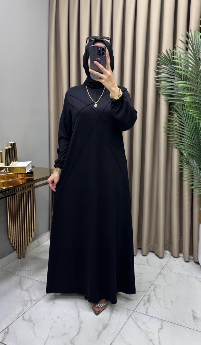 Ezel Elbise Siyah