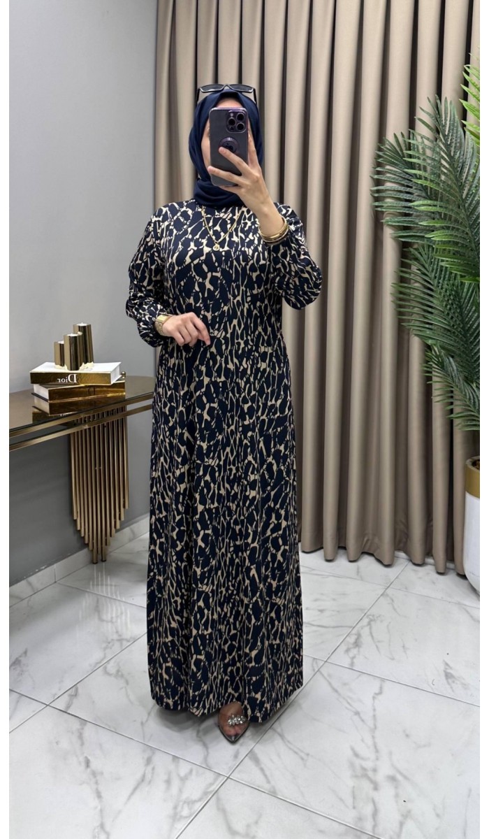 Açelya Elbise Lacivert