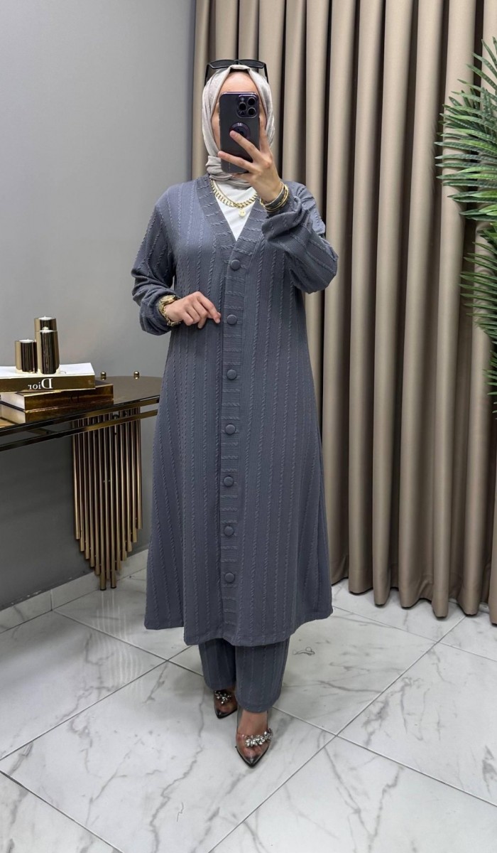Rüveyda Takım Gri
